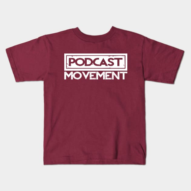 Podcast Movement: Stacked! Kids T-Shirt by Podcast Movement